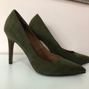 Army green heels